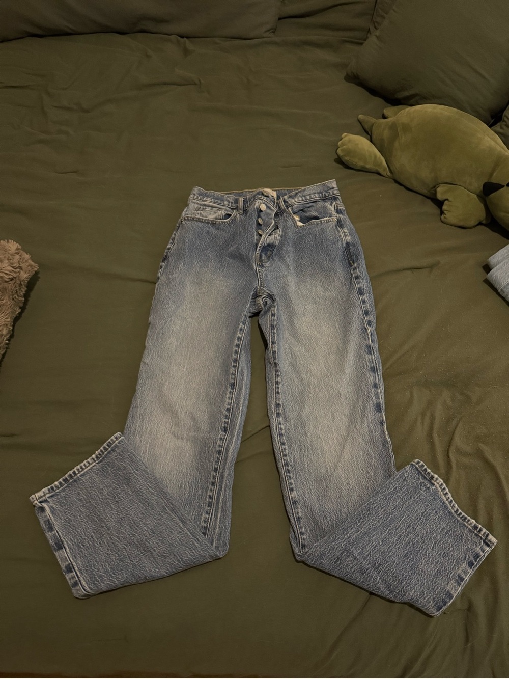 PacSun Women's Light Blue Stretch Dad Jeans NWOT